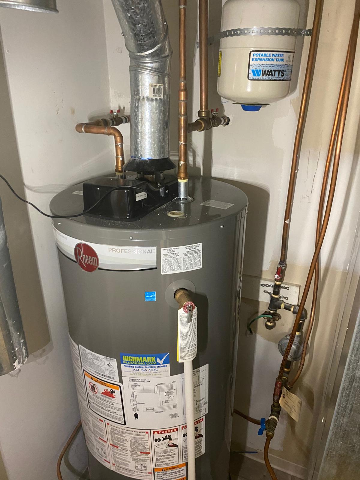 Complete Vancouver Gas Water Heater Service