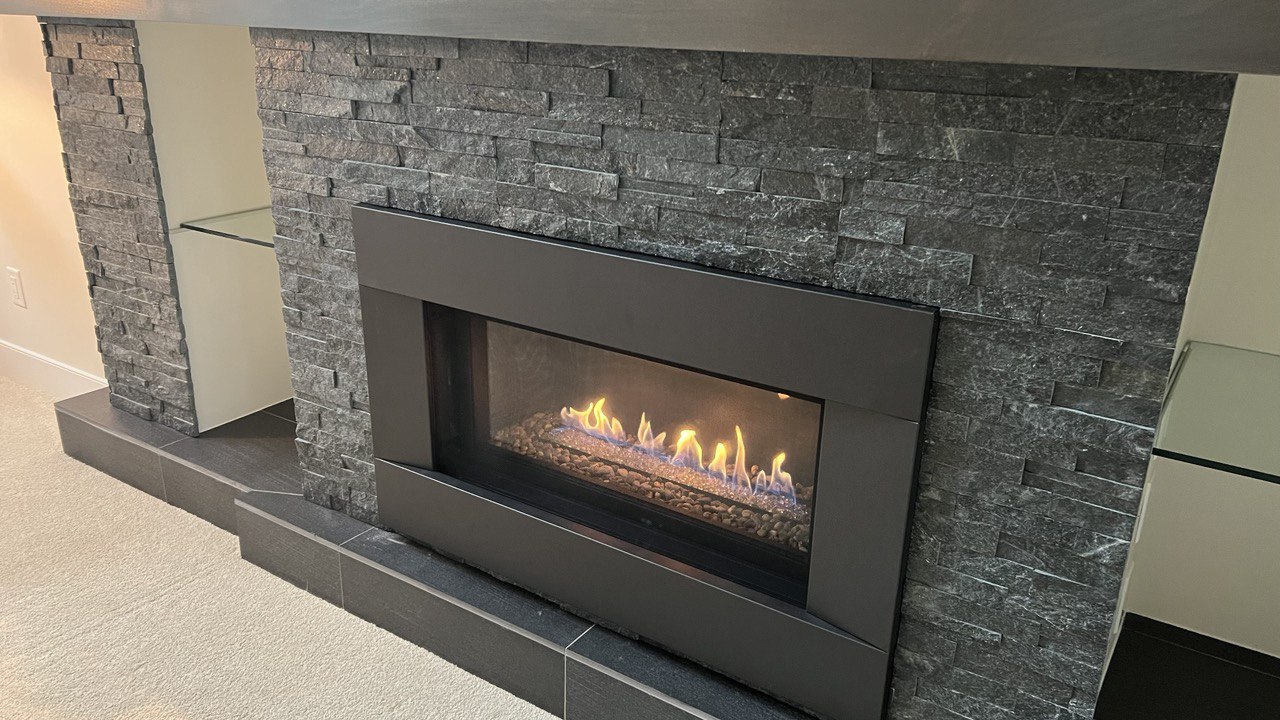 North Vancouver Gas Fireplace Installation