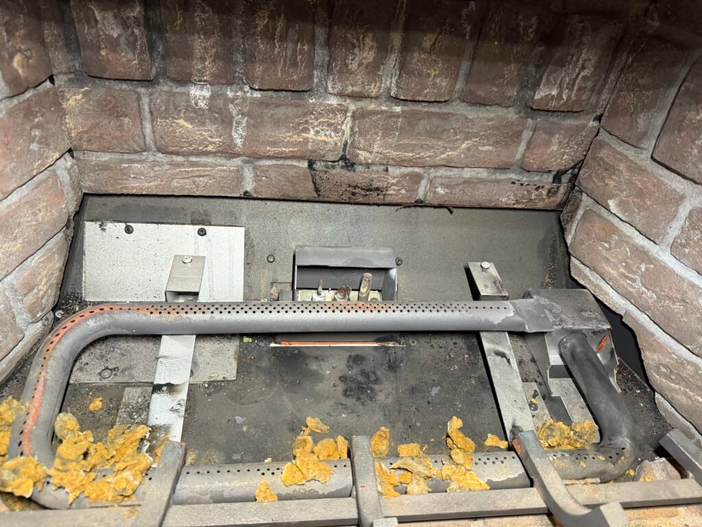 Gas fireplace burner problems
